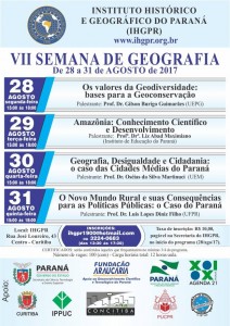 Instituto Histórico e geográfico do Paraná_CALENDÁRIO agosto 2017